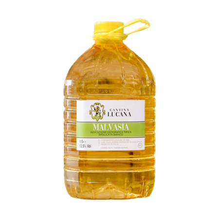 Dama Malvasia 5 lt, Malvasia in dama da 5 litri — Cantina Lucana